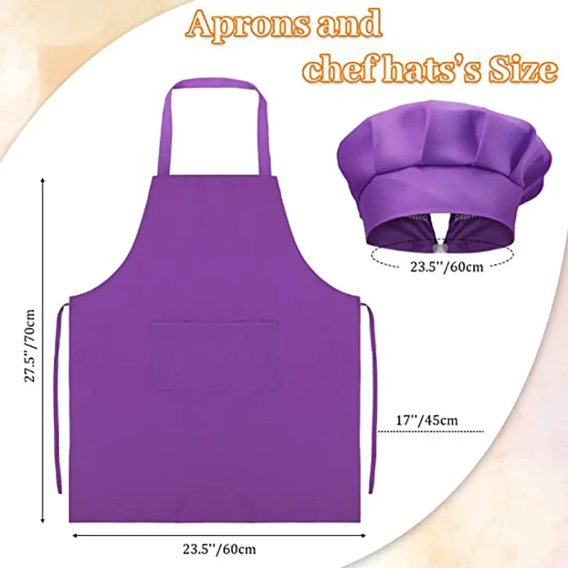 Kids’ Chef Apron & Hat Set