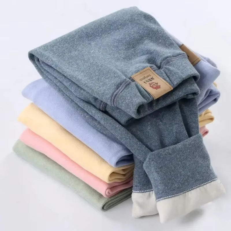 Kids’ Fleece-Lined Winter Jogger Pants – Warm & Soft Thermal Trousers for Boys & Girls