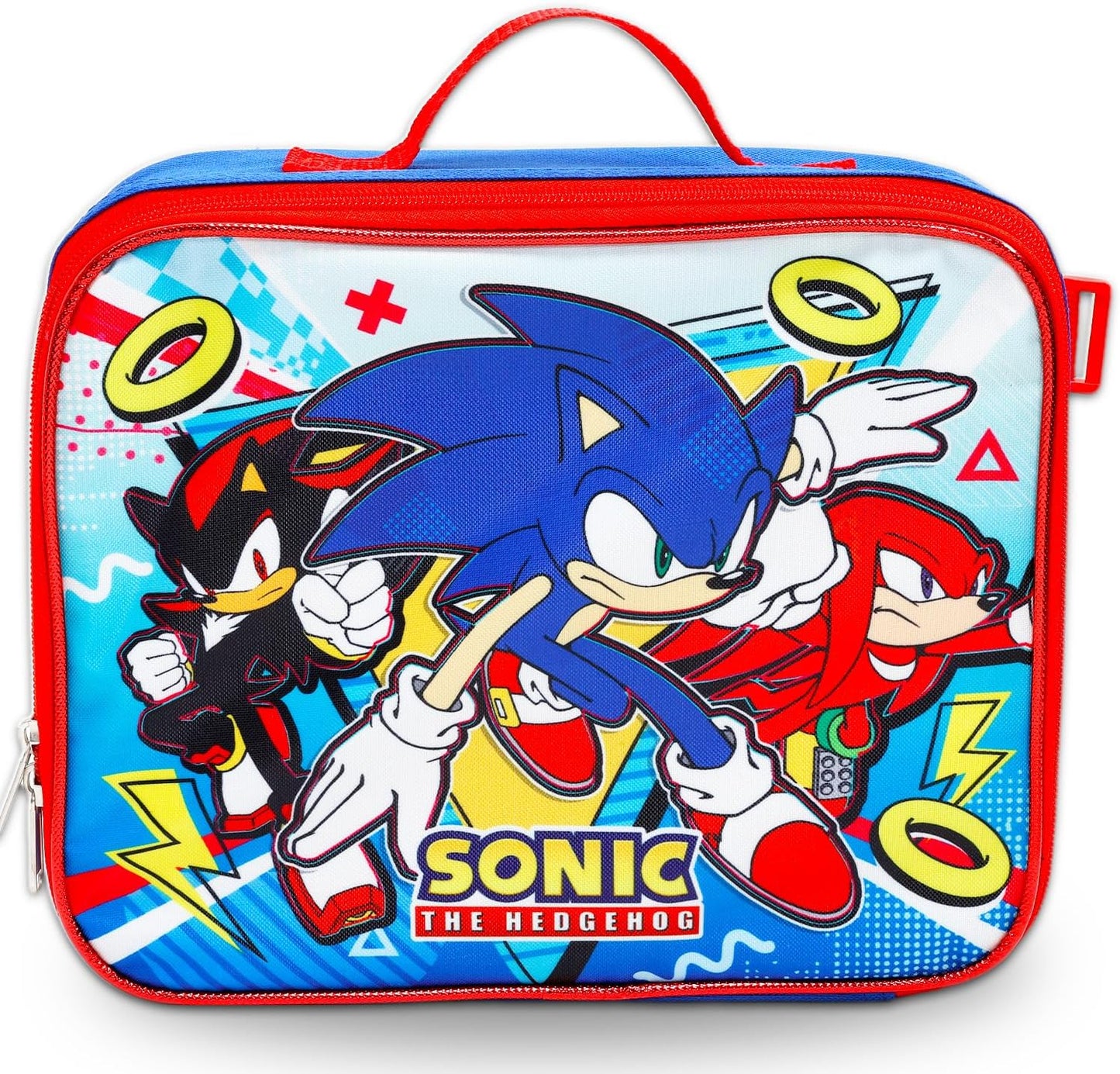 Sonic the Hedgehog Kids Backpack & Lunch Box Set – 16" Backpack with Accessories