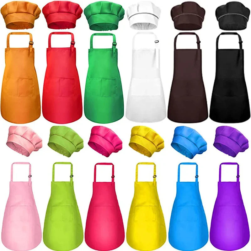 Kids’ Chef Apron & Hat Set