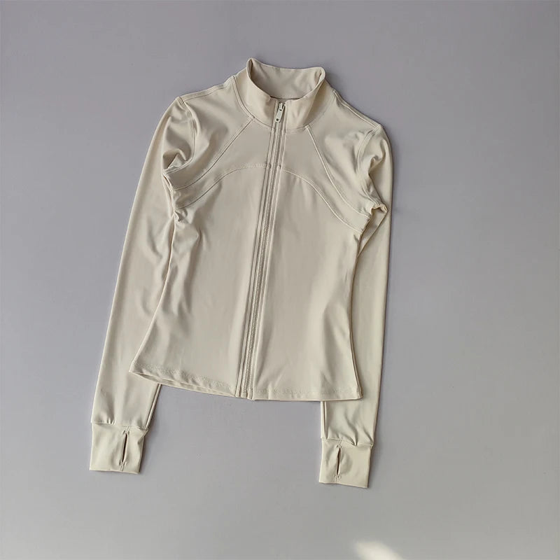 Women’s Long-Sleeve Zip-Up Activewear Jacket