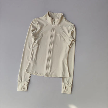 Women’s Long-Sleeve Zip-Up Activewear Jacket