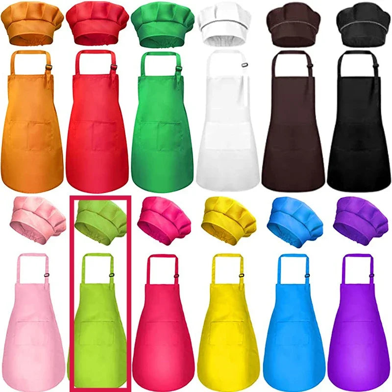 Kids’ Chef Apron & Hat Set