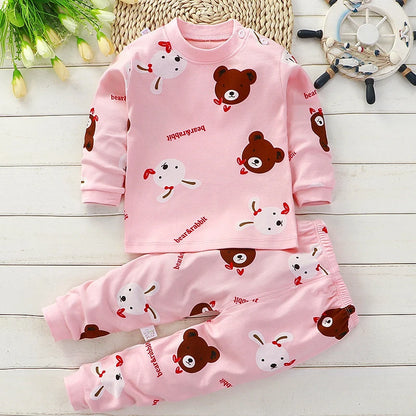 Kids’ 100% Cotton Pajama Set – Cute & Comfortable
