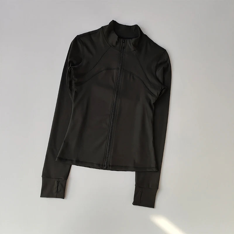 Women’s Long-Sleeve Zip-Up Activewear Jacket