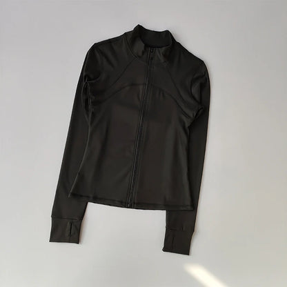 Women’s Long-Sleeve Zip-Up Activewear Jacket
