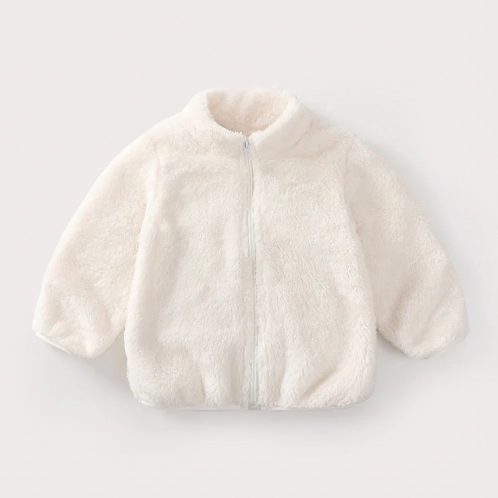 Kids’ Plush Fleece Jacket – Soft, Warm & Cozy Winter Coat for Boys & Girls