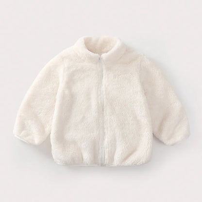 Kids’ Plush Fleece Jacket – Soft, Warm & Cozy Winter Coat for Boys & Girls