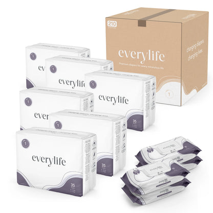 Everylife Diapers & Wipes Bundle