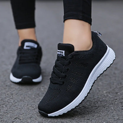 Women’s Breathable Mesh Sneakers – Lightweight Casual Walking & Fashion Shoes