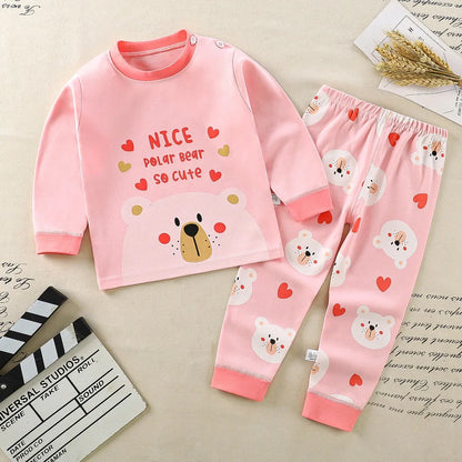 Kids’ 100% Cotton Pajama Set – Cute & Comfortable