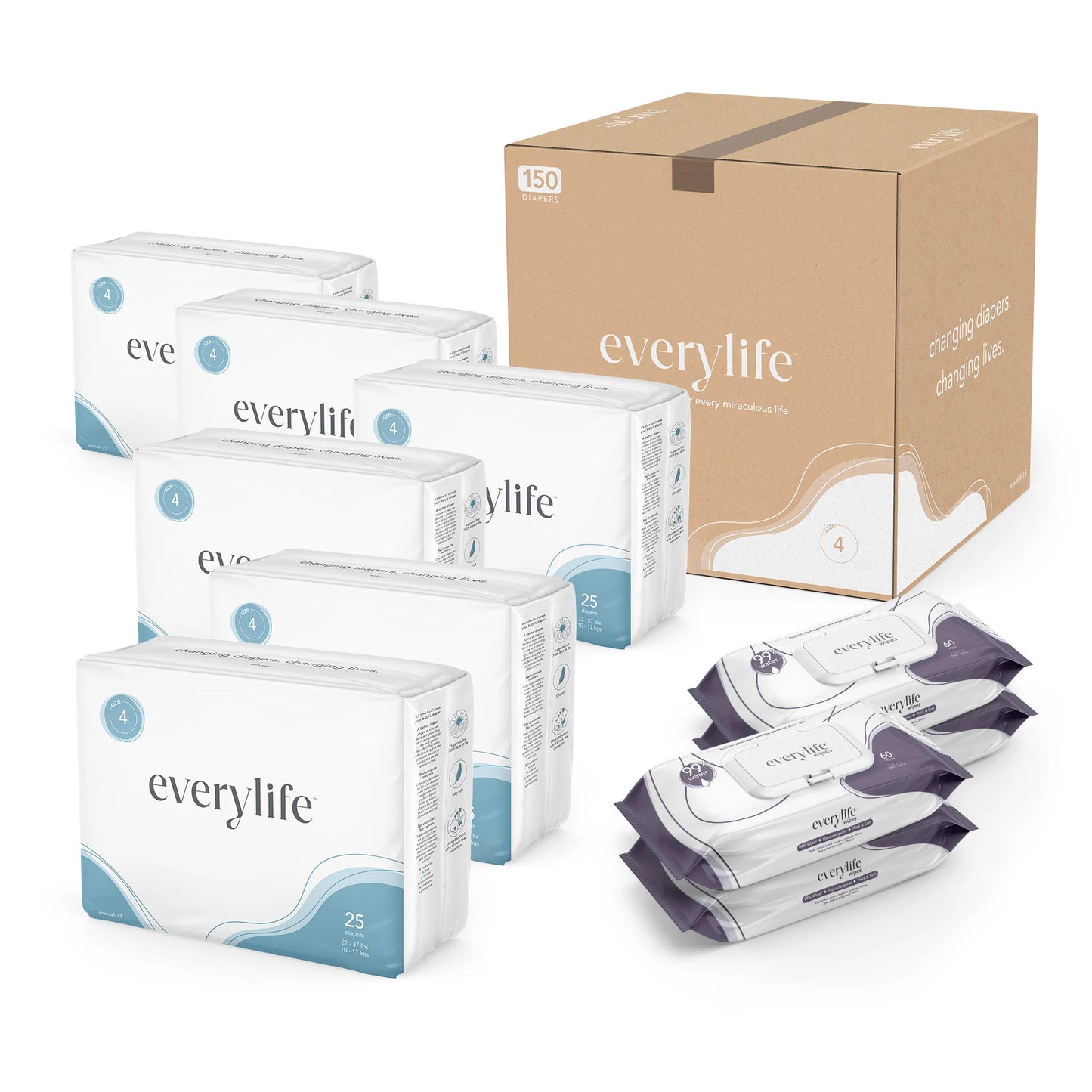 Everylife Diapers & Wipes Bundle