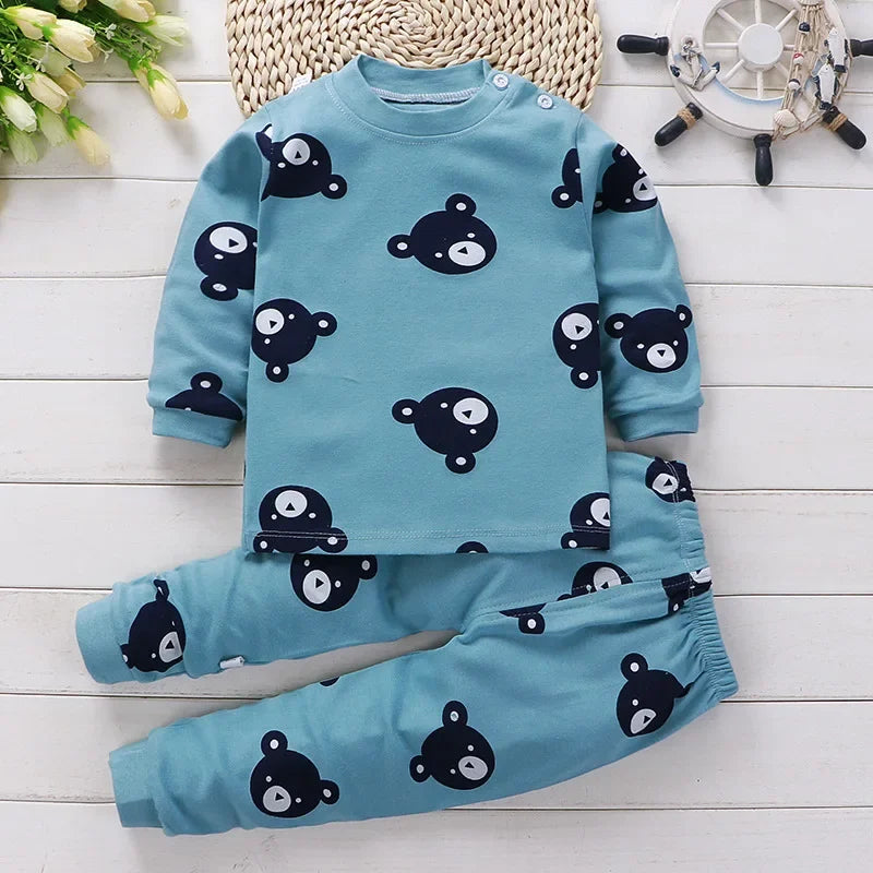 Kids’ 100% Cotton Pajama Set – Cute & Comfortable
