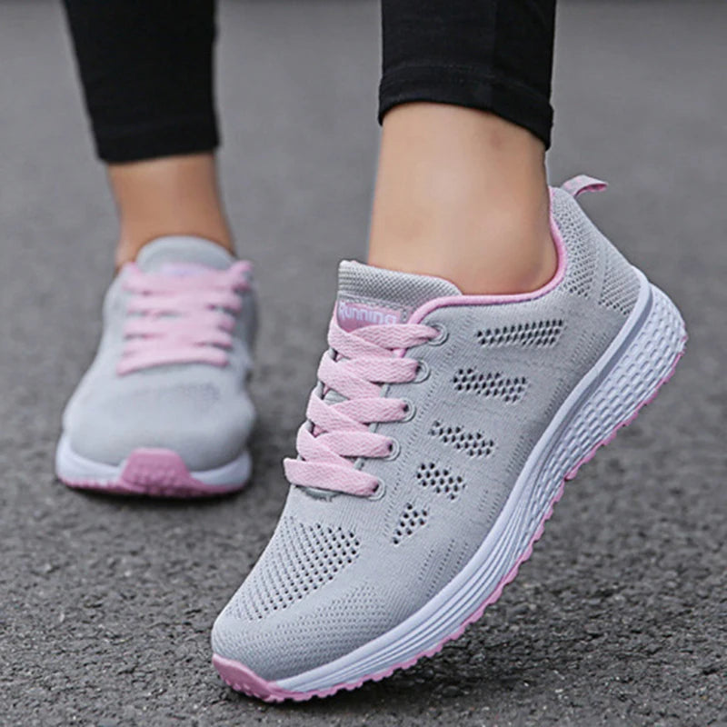 Women’s Breathable Mesh Sneakers – Lightweight Casual Walking & Fashion Shoes