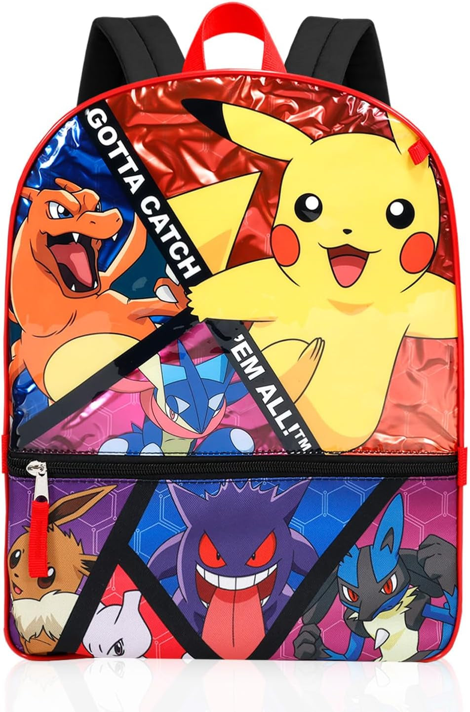 Pokémon Pikachu Kids Backpack Set – 16" School Backpack with Snack Bag & Accessories
