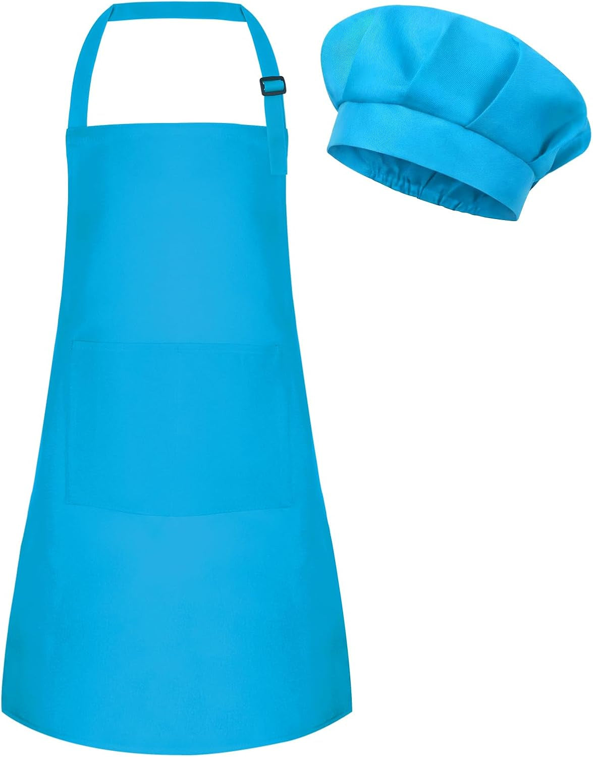 Kids Chef Apron & Hat Set – Adjustable Cooking and Art Smock