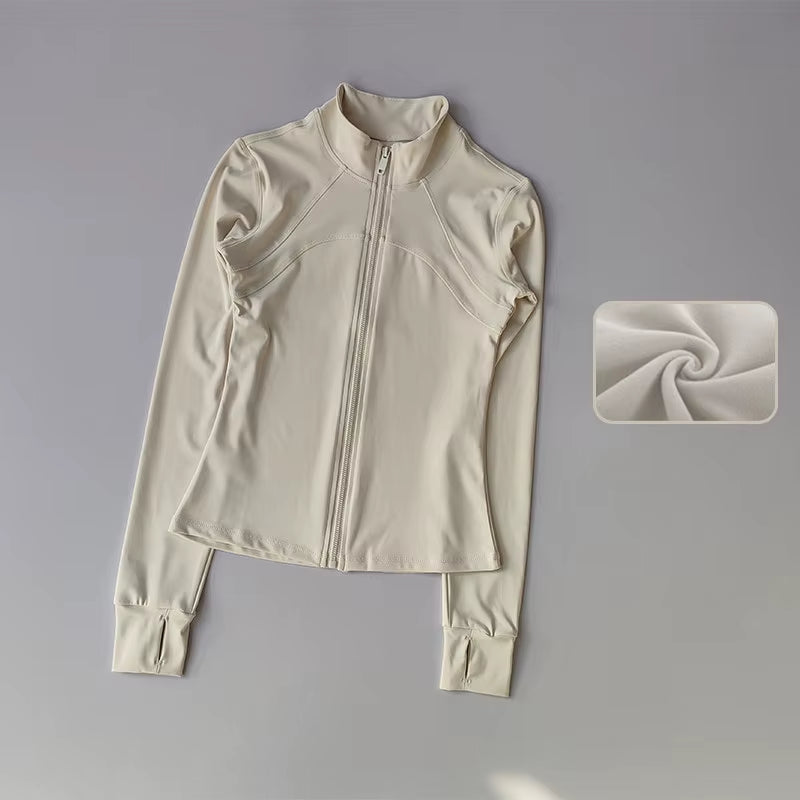 Women’s Long-Sleeve Zip-Up Activewear Jacket