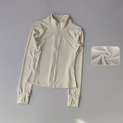 Women’s Long-Sleeve Zip-Up Activewear Jacket