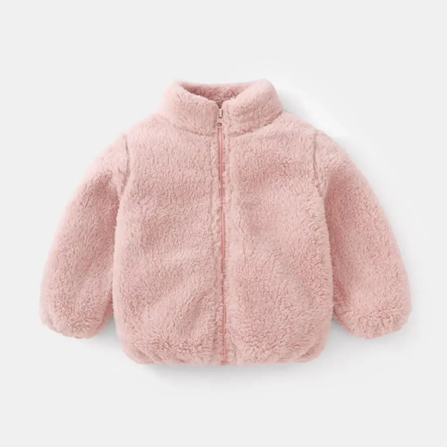 Kids’ Plush Fleece Jacket – Soft, Warm & Cozy Winter Coat for Boys & Girls