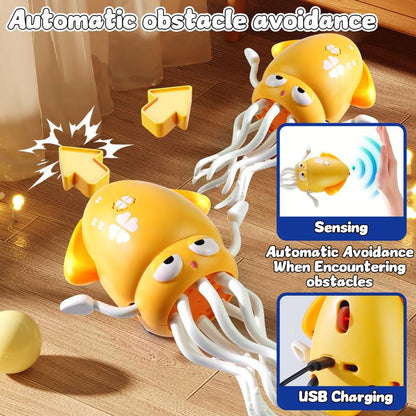 Interactive Dancing Squid LED Toy with Music