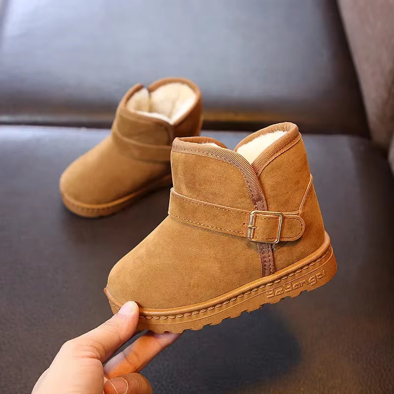 Kids’ Winter Snow Boots – Warm Fleece-Lined Ankle Boots for Boys & Girls