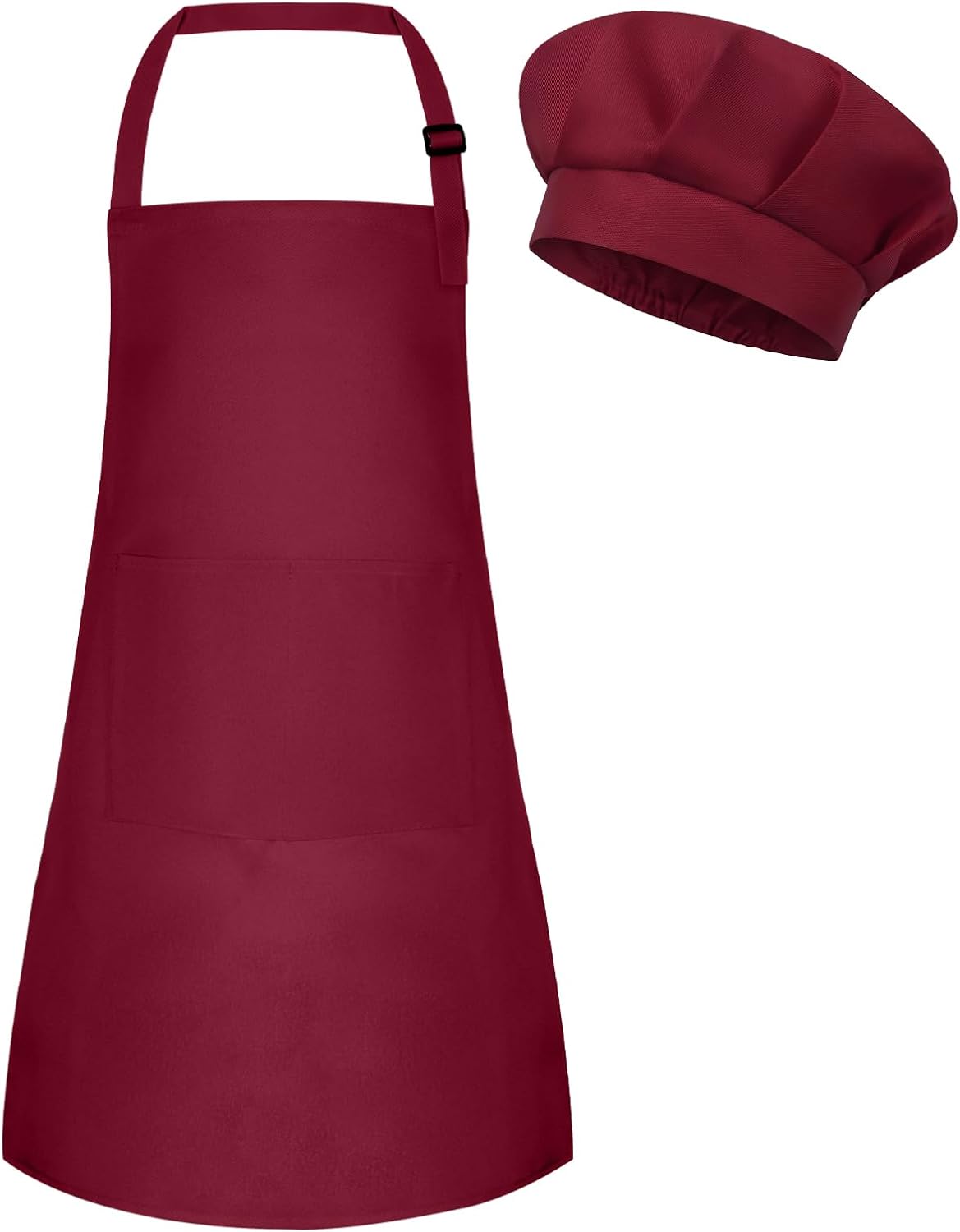 Kids Chef Apron & Hat Set – Adjustable Cooking and Art Smock