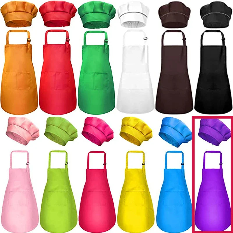 Kids’ Chef Apron & Hat Set