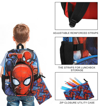 Spider-Man Superhero 5-Piece Backpack Set