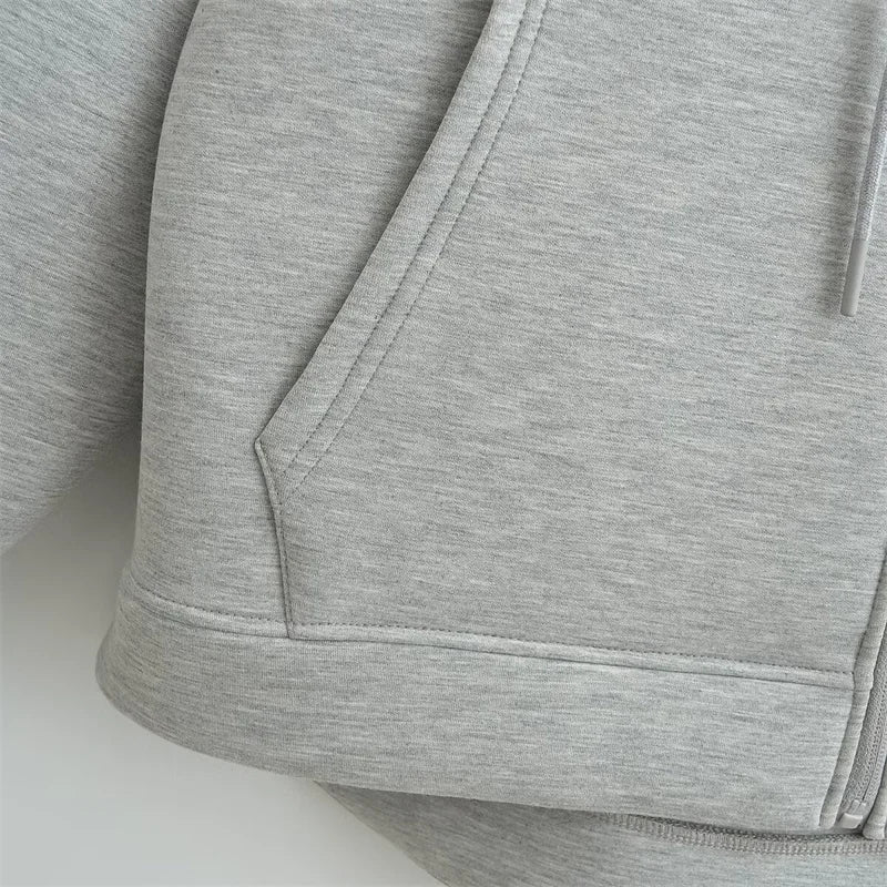Women’s Oversized Zip-Up Hoodie