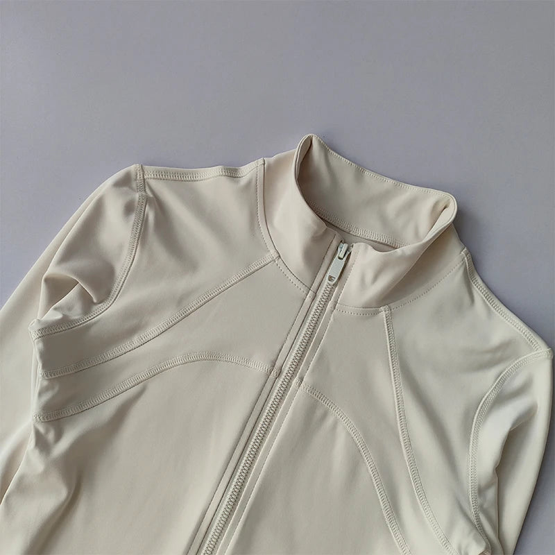 Women’s Long-Sleeve Zip-Up Activewear Jacket