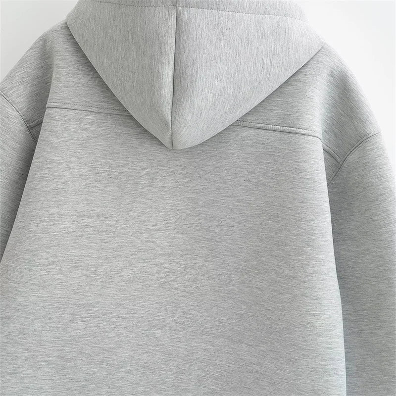 Women’s Oversized Zip-Up Hoodie