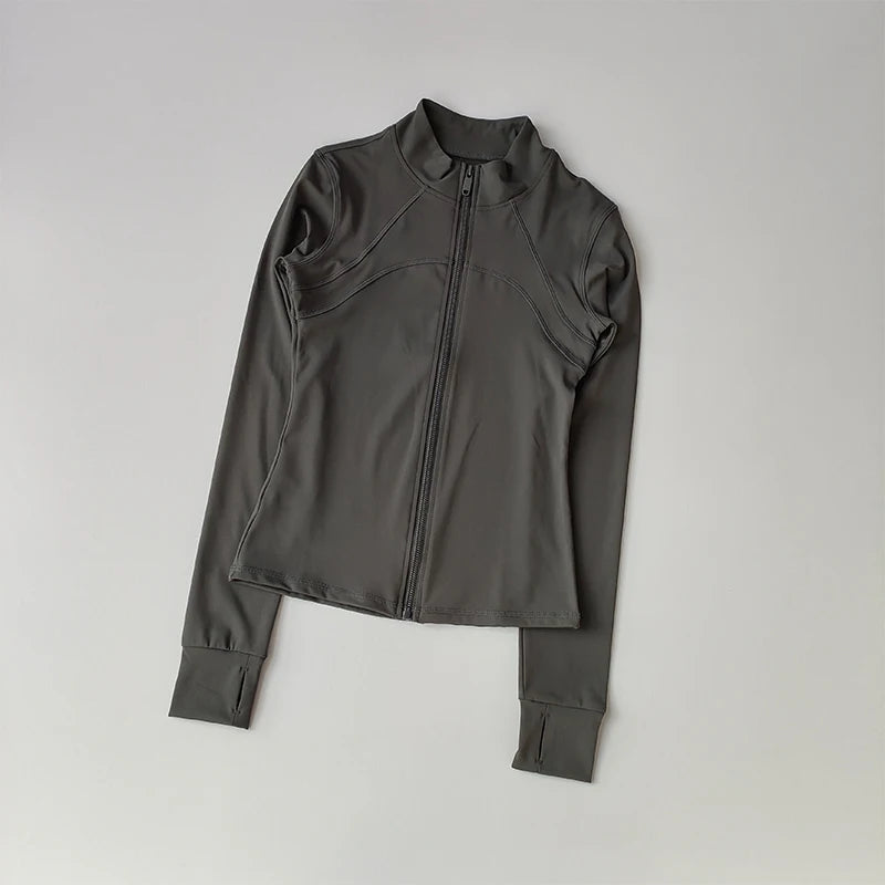 Women’s Long-Sleeve Zip-Up Activewear Jacket