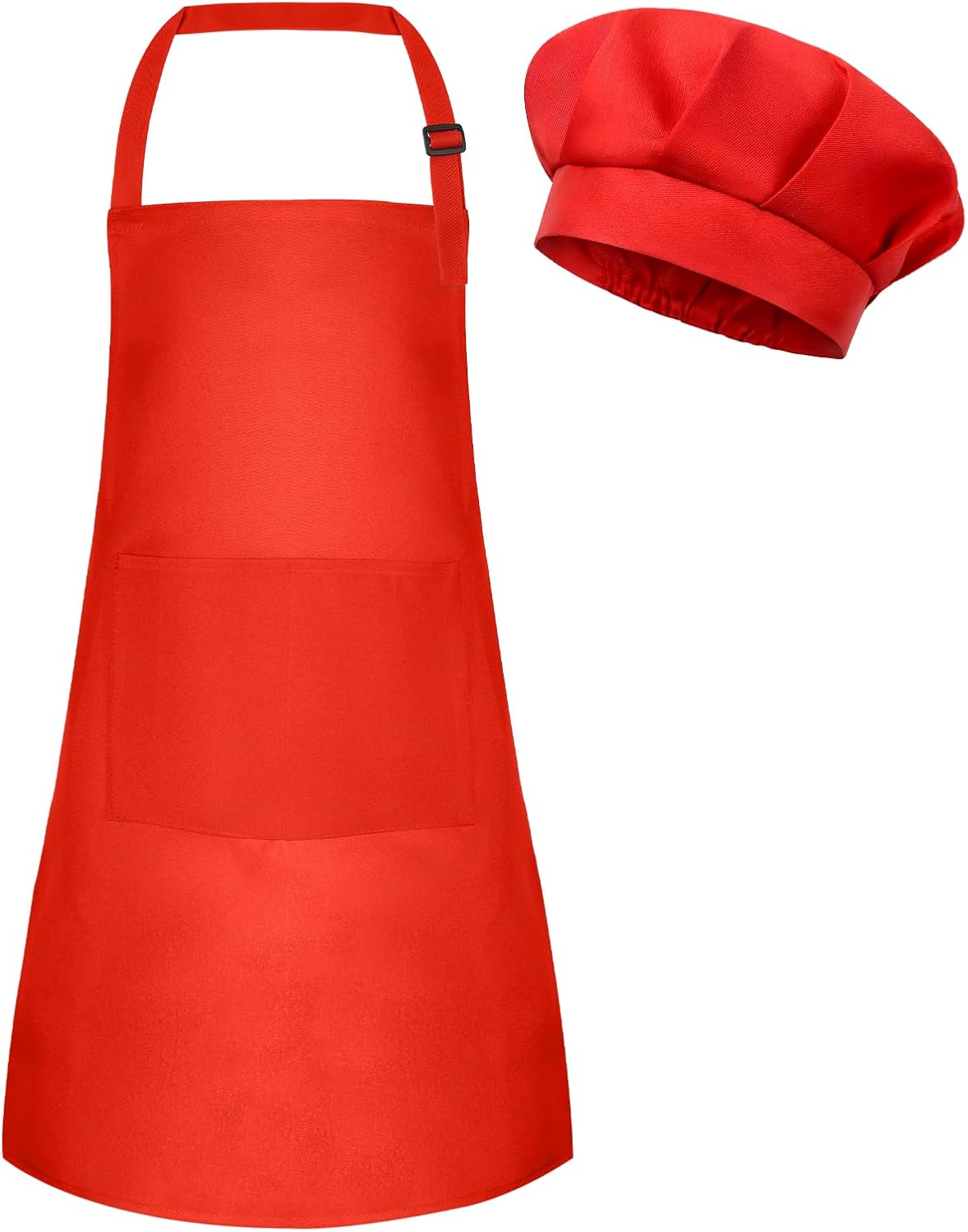 Kids Chef Apron & Hat Set – Adjustable Cooking and Art Smock