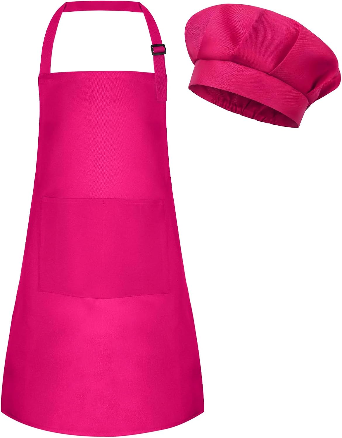 Kids Chef Apron & Hat Set – Adjustable Cooking and Art Smock