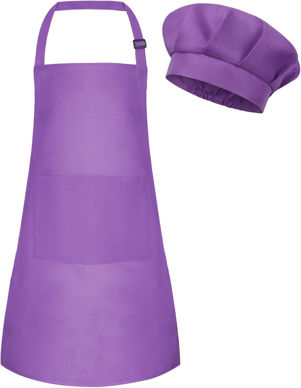 Kids Chef Apron & Hat Set – Adjustable Cooking and Art Smock