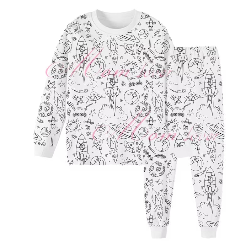 Color Your Own Pajama Set – Creative Collection