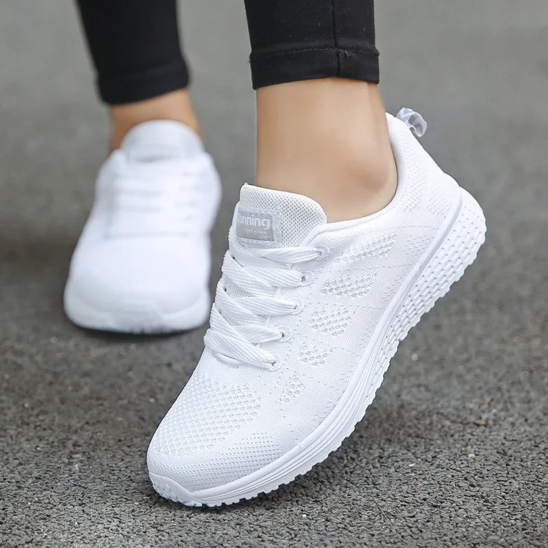 Women’s Breathable Mesh Sneakers – Lightweight Casual Walking & Fashion Shoes