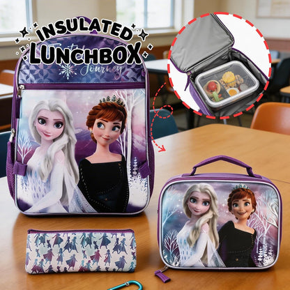 Frozen 4-Piece Backpack Set for Girls