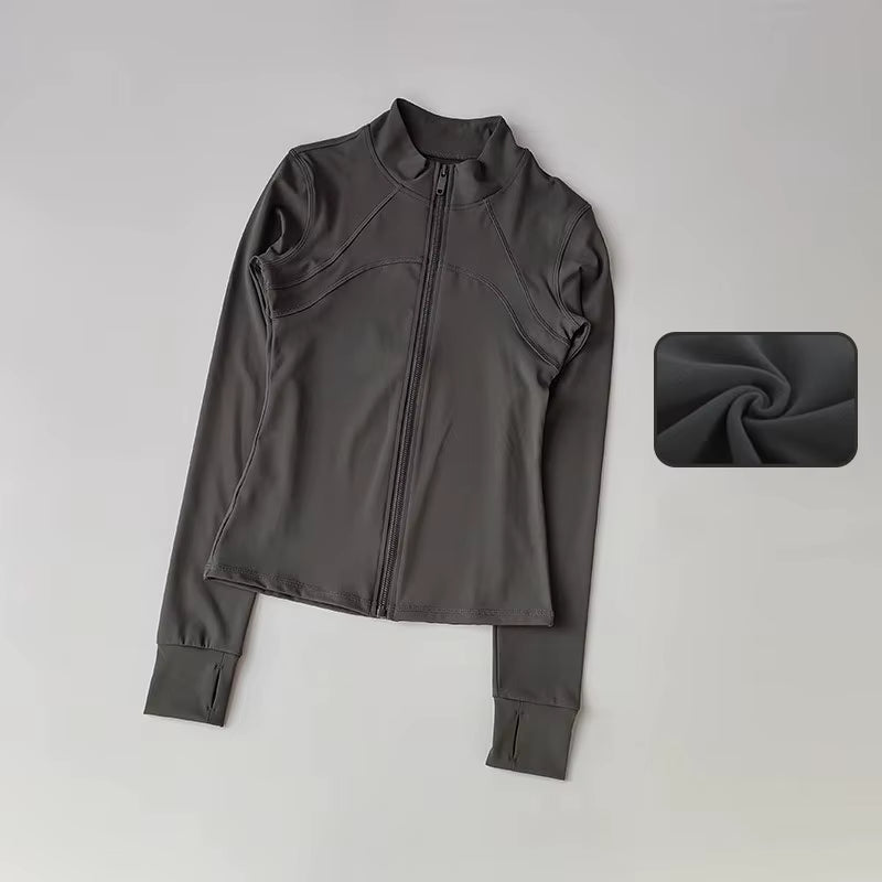 Women’s Long-Sleeve Zip-Up Activewear Jacket
