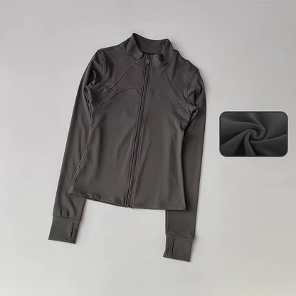 Women’s Long-Sleeve Zip-Up Activewear Jacket
