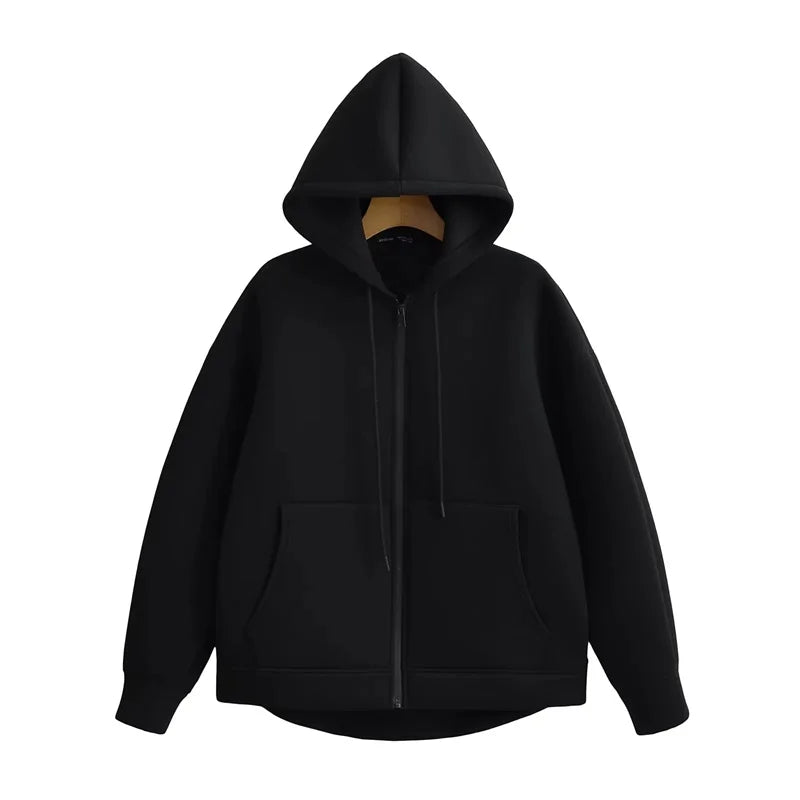 Women’s Oversized Zip-Up Hoodie