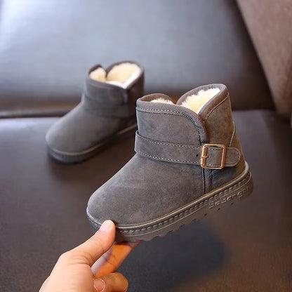 Kids’ Winter Snow Boots – Warm Fleece-Lined Ankle Boots for Boys & Girls