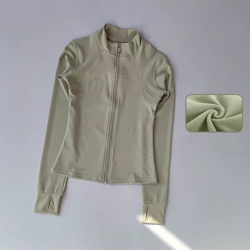 Women’s Long-Sleeve Zip-Up Activewear Jacket