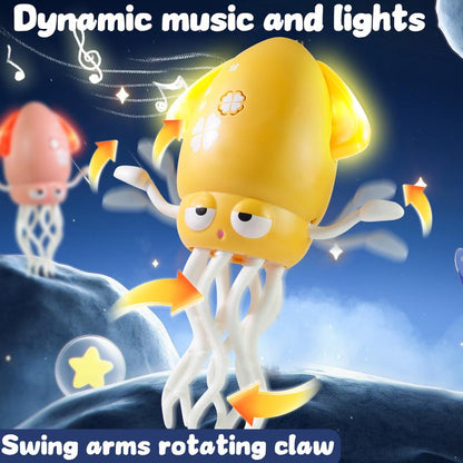 Interactive Dancing Squid LED Toy with Music