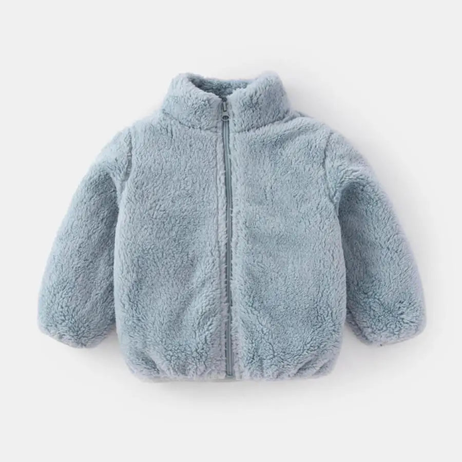 Kids’ Plush Fleece Jacket – Soft, Warm & Cozy Winter Coat for Boys & Girls