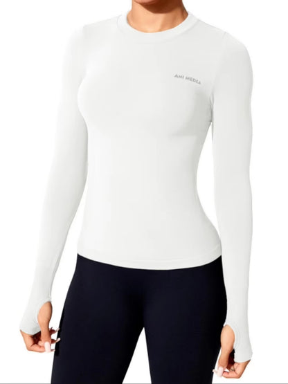 Women’s Quick-Dry Long Sleeve Yoga & Fitness Top