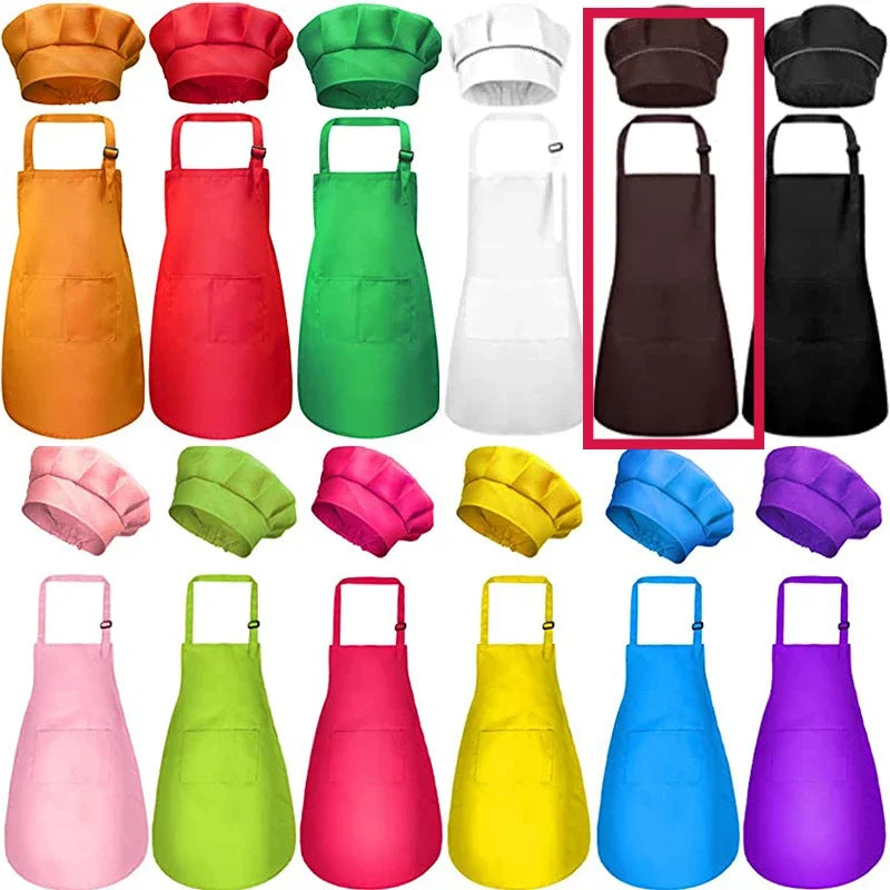 Kids’ Chef Apron & Hat Set