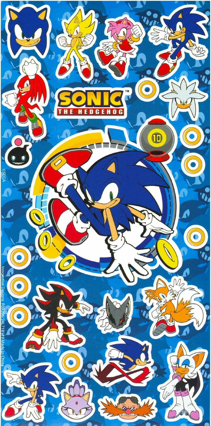 Sonic the Hedgehog Kids Backpack & Lunch Box Set – 16" Backpack with Accessories