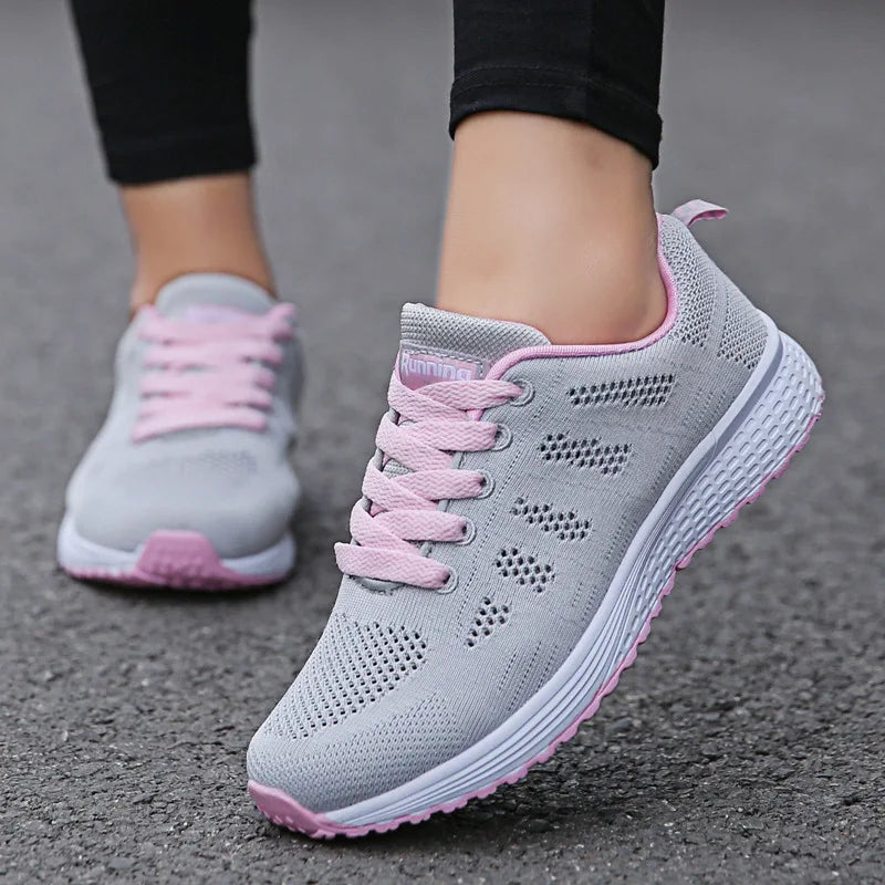 Women’s Breathable Mesh Sneakers – Lightweight Casual Walking & Fashion Shoes