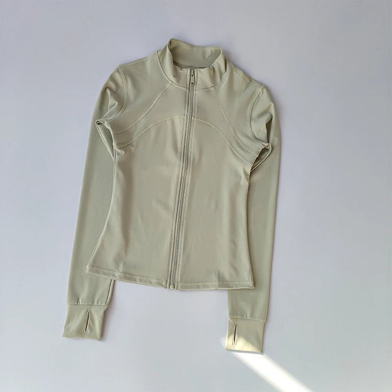 Women’s Long-Sleeve Zip-Up Activewear Jacket
